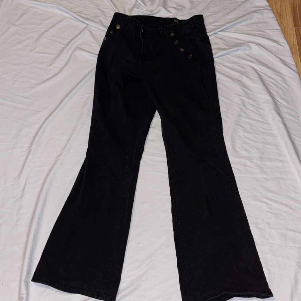 1822 black boot cut jeans
